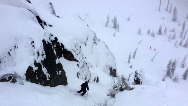 Jesse samples the goods in Needle Chute of CII bowl
