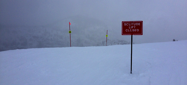 While Solitude lift may have remained closed, Rainbow Bowl was open and ripping