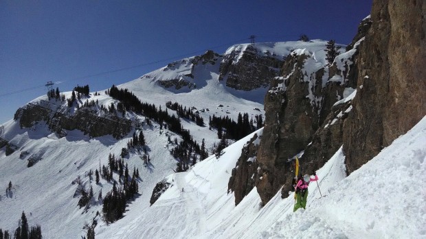 Earning the right to ski Casper Bowl