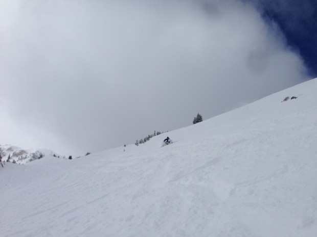 Fresh turns at the top of Greely