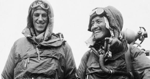 The first person to summit was a Sherpa with Edmund Hillary.