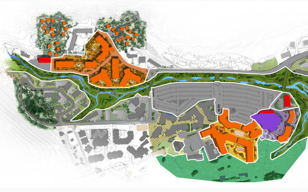 Proposed Village Development, December 2013 (click to enlarge)