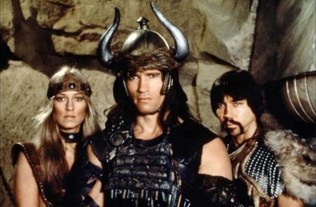 You know your bigtime if you surfing ability gets you a role in "Conan the Barbarian" alongside Schwartnegger...