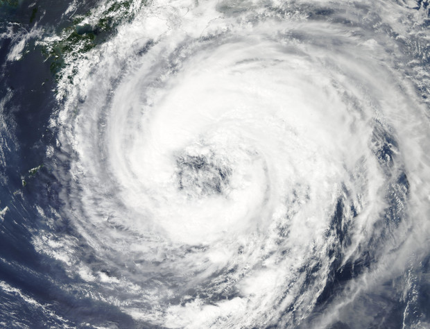 Tropical storm Talas on Sept. 1st, 2011 over the western Pacific