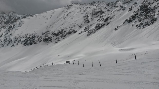 New snow at Arapahoe Basin Memorial Day Weekend.  
