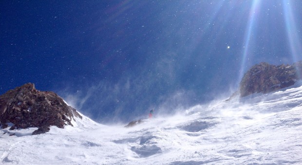 Yesterday's wind on Chair 23