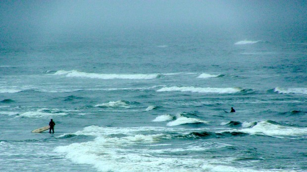 Ocean Beach, San Francisco today.  Sub par conditions?
