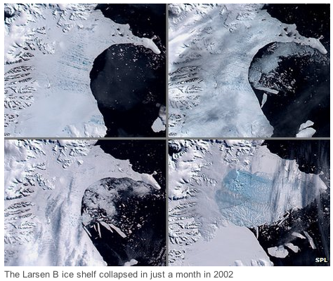 Antarctica ice sheet collapse