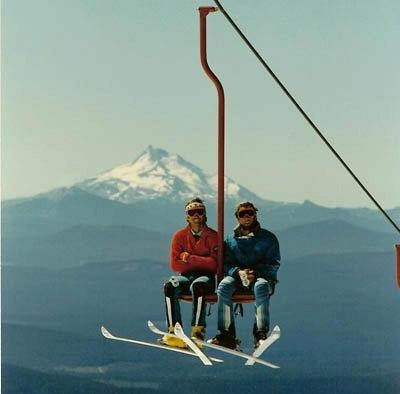These guys know the end is near. Old Palmer Chairlift, Mt. Hood, OR. image: tom vance