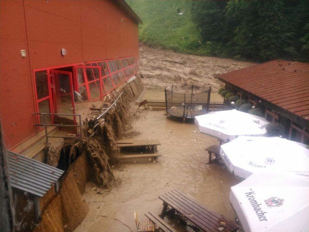 Vratna ski resort slovakia during the flood