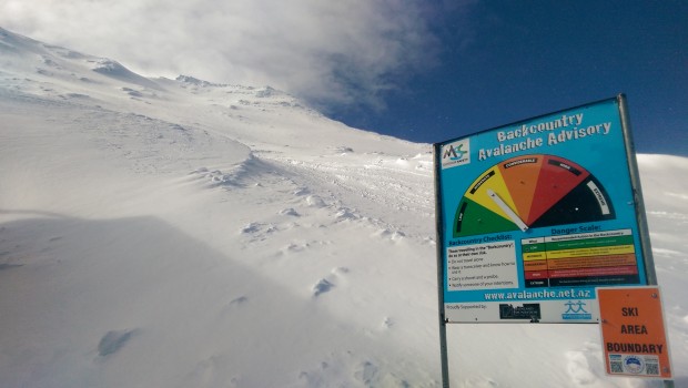 Avy danger was moderate today after the new snow