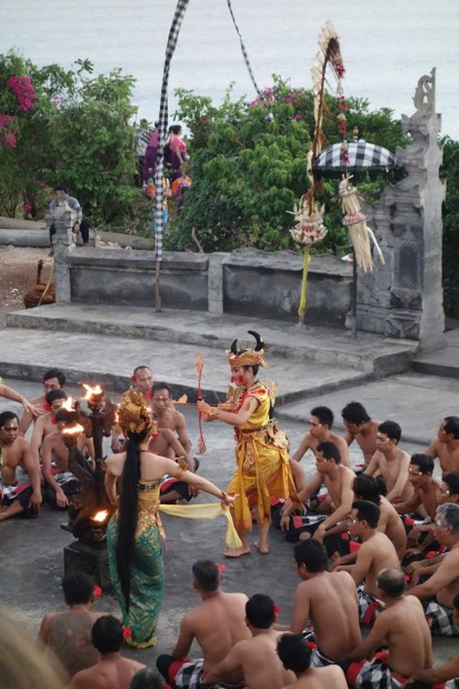 Kecak dance at the Uluwatu Temple, Bali