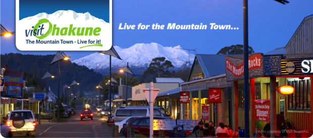 'Downtown' Ohakune with the town playground in the background. Photo credit: http://www.visitohakune.co.nz/
