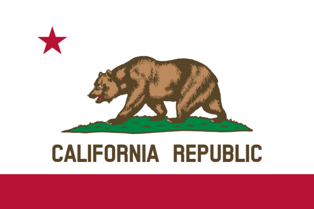 The California State Flag doesn't have a Grizzly Bear on it because there weren't any Grizzlies in California.