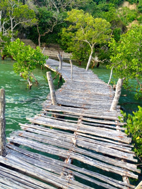 Looks can be deceiving. This pier just outside the gate of Distant Relatives, despite its lackluster, is one of the best places to spend a few hours reading and swimming in Kilifi Creek.