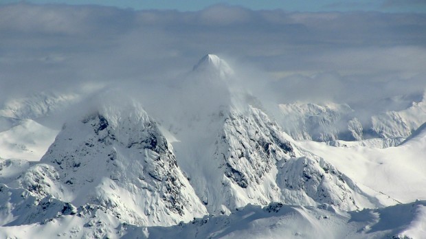 Cerro Negro from Catedral ski resort.  Bariloche, Argentina.