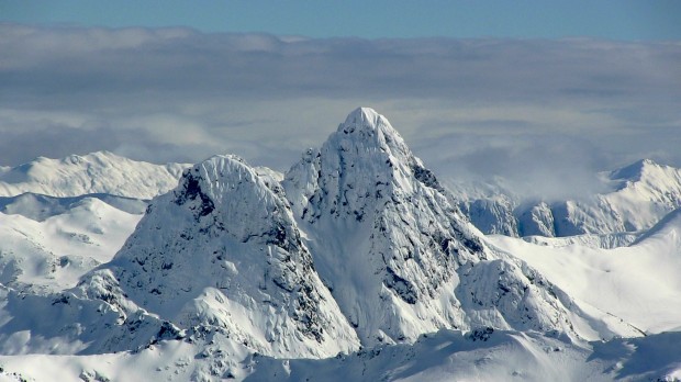 Cerro Negro from Catedral ski resort.  Bariloche, Argentina.
