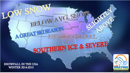 2014/15 winter weather forecast by meterologist Rob Guarno.
