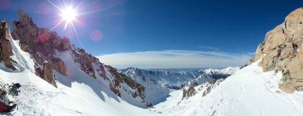 Panorama from the ridge