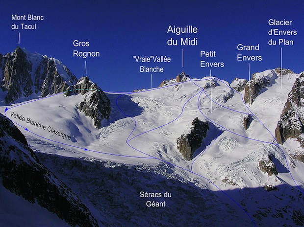 The Vallee Blanche, France