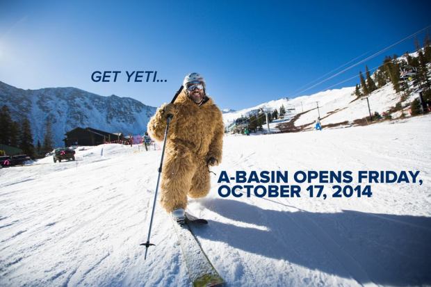 Arapahoe Basin, CO will open on October 17th!
