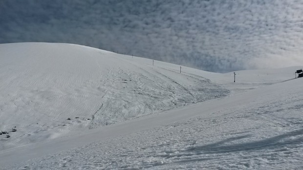 A slide in Antillanca ski area, Chile
