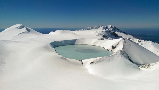 The Stunning Crater Lake at the top of Mt. Ruapehu