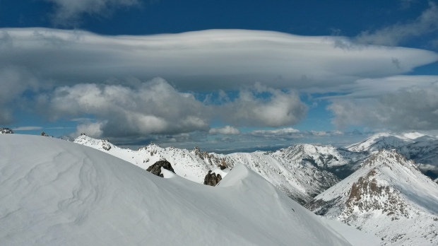 Some amazing lenticular clouds left behind after the storm exited!