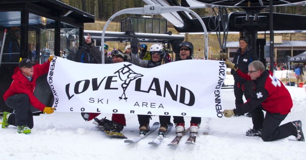 Loveland ski resort opened on November 1st, 2014.