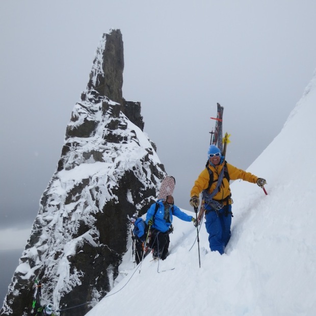 Todd AwfulFocker leading a team to the summit in Antarctica.
