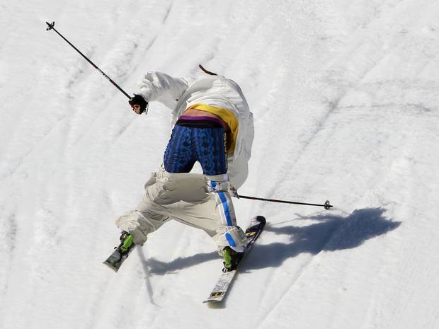 Henrik's pants were at his knees at Sochi (Associated Press)