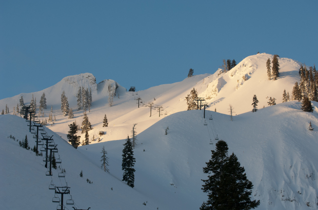 What Squaw Valley, CA looks like with above average precipitation.  2011.  photo:  Hank de Vre