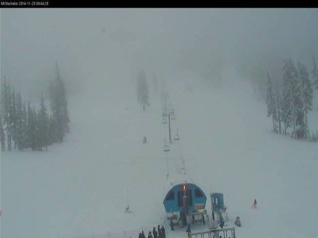 Pine Martin chairlift today at 8:45am