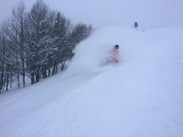 Conditions were ALL TIME, even on groomers!