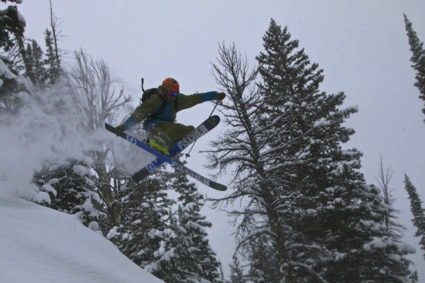 Soft landings make airs so much more fun! Skier: Tim Swartz