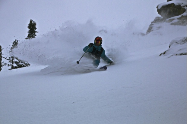Pow turns for days!! Skier: Tyler Horne