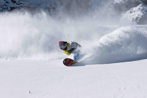 Powder + Snowboard = Bliss.  photo:  kirkwood