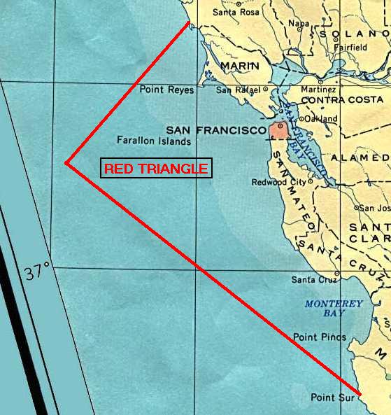 The Red Triangle of Califorina