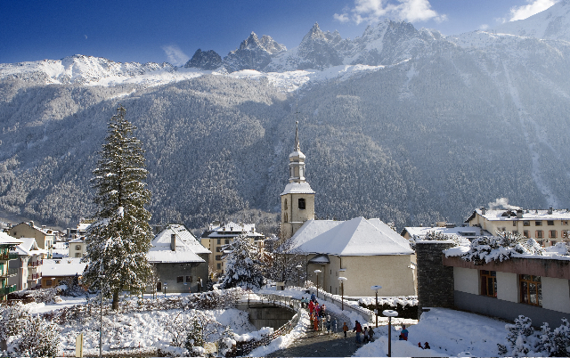 The Village of Chamonix, France.