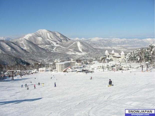 Ryuoo Ski Park in Yamanouchi, Nagano.