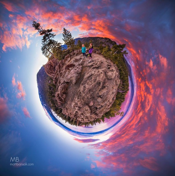 One gigapixel little planet
