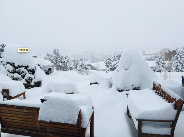 Cedar City UT got up to 10 inches of snow this weekend. http://fox13now.com/