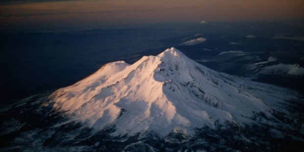 Mt. Shasta stock photo:  photo:  P. Blair/National Geographic/Getty images