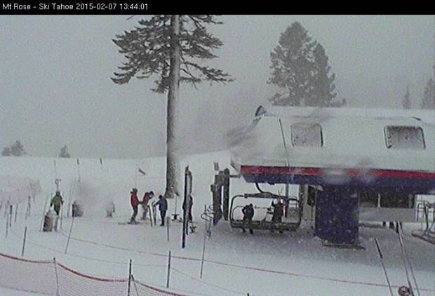 Mt. Rose today at 1:45pm.