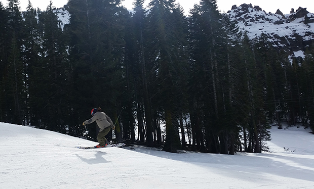Buttering another roll at Sugar Bowl
