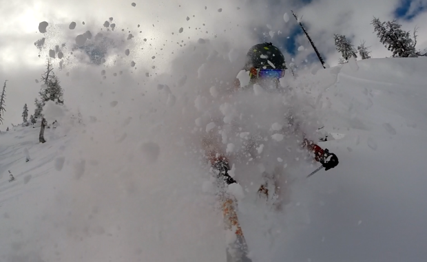 Hitting the sweet spot at Squaw on Sunday