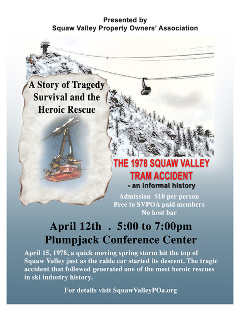Detail about the Squaw Tram accident presentation at squaw