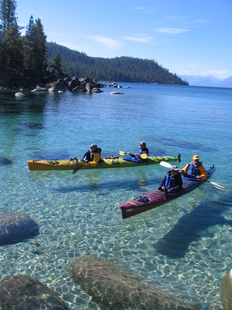 Clear Tahoe waters
