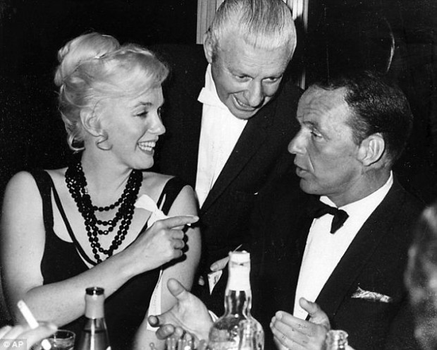 Last days: In this 1959 photo, Monroe and Sinatra chat with an unnamed man at the Cal Neva lodge. Monroe would go on to spend her last weekend at Cal Neva before dying of an overdose in 1962 Read more: http://www.dailymail.co.uk/news/article-2415783/Cal-Nevada-Casino-casino-owned-Frank-Sinatra-undergoing-major-makeover.html#ixzz3Wa8YseXJ Follow us: @MailOnline on Twitter | DailyMail on Facebook