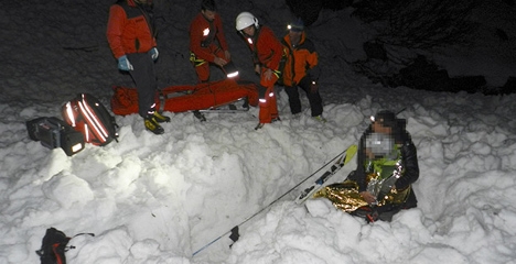 The rescue team. Photo: zeitungsfoto.at
